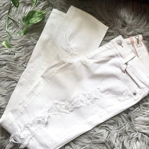 Dittos Dawn Ripped White Skinny Jeans